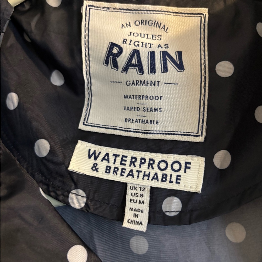 Joules Golightly Right as Rain Raincoat - Picture 8 of 10